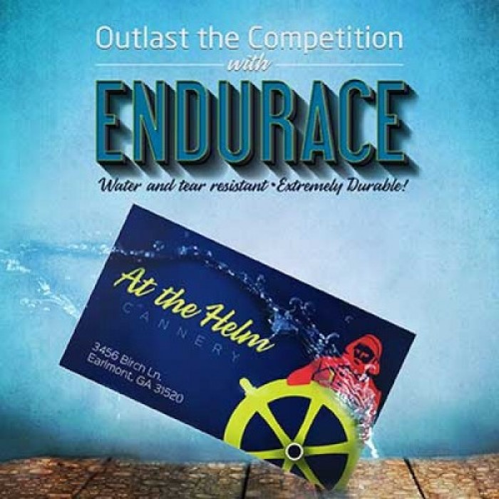 EndurACE Water Resistant business card | 10 pt  Water Resistant  Card