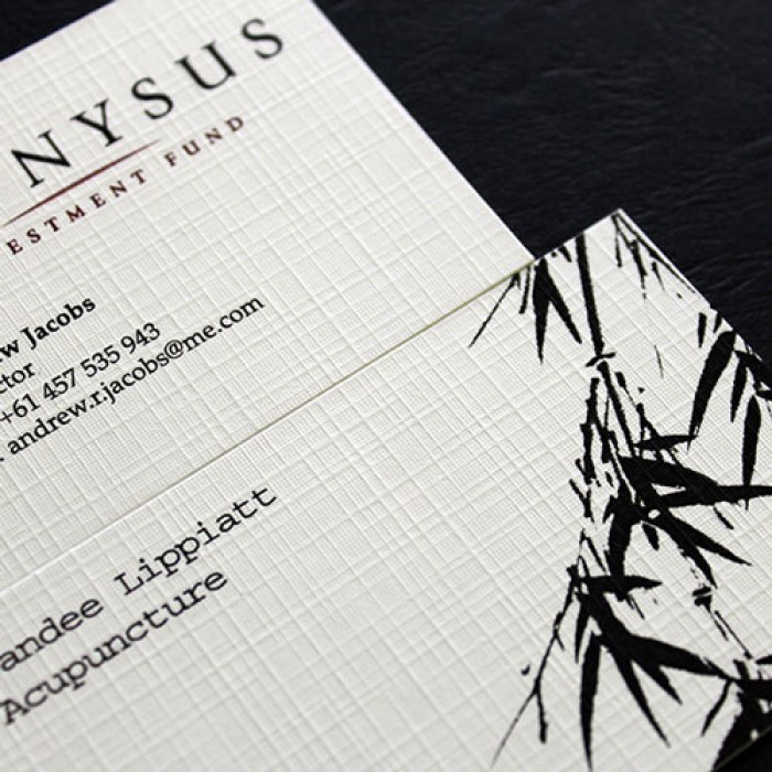 100 lb Linen Paper Business Card