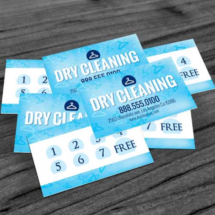 14 pt Uncoated business card