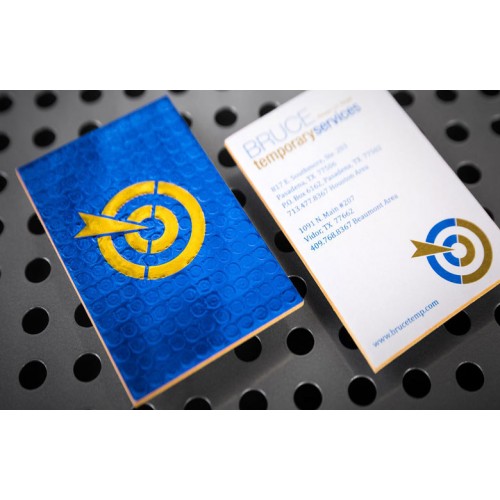 45 pt Cotton Paper business card