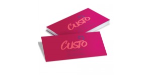 22 pt Suede Velvety Business Card with Raised InkRaised & Spot UV cards