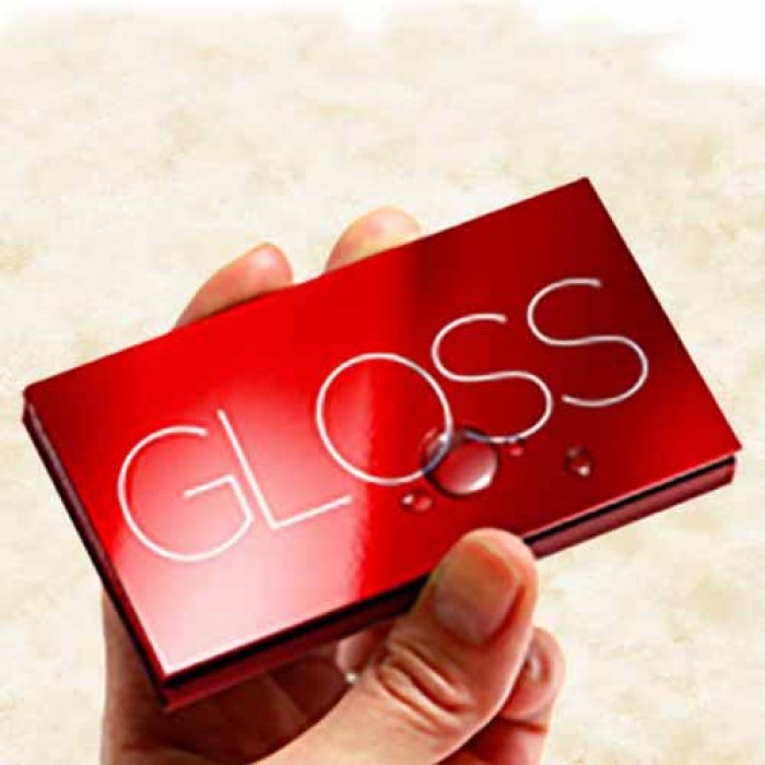 Glossy business cards