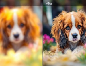 How do you enhance the low resolution quality image to a high resolution image?