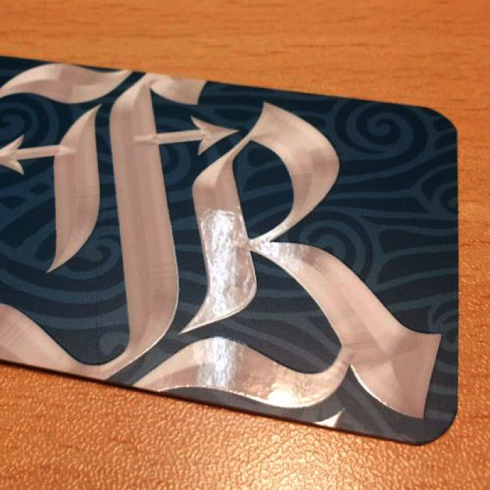 Suede Velvet Laminated business cards