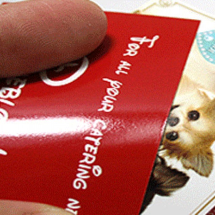 Matte business cards