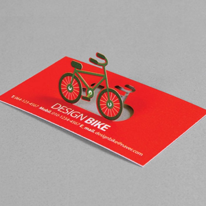 Laser cut-out business cards Laser cut-out business cards