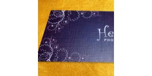 16pt thick Linen business card for PPC