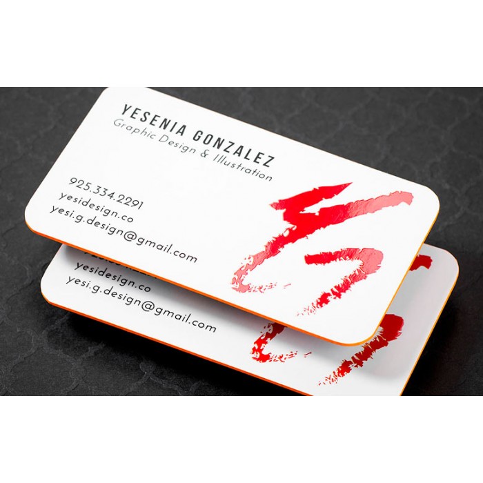 Silk business cards for Premium Branding Cards