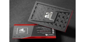 22 pt Rich Black Business Card for Premium Branding Card